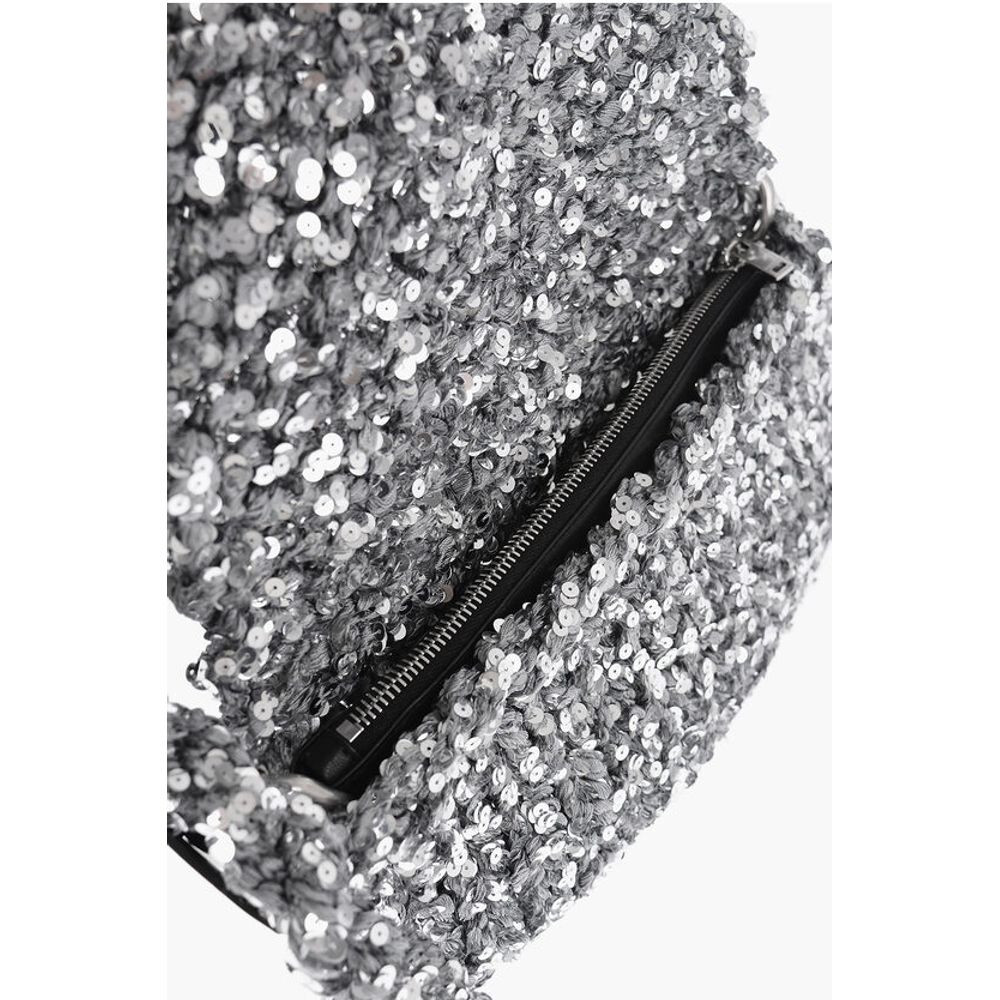Jil Sander Silver Polyester Shoulder Bag