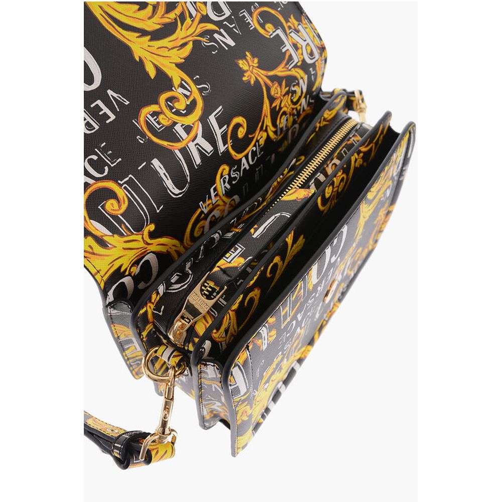 Versace Yellow Polyester Shoulder Bag