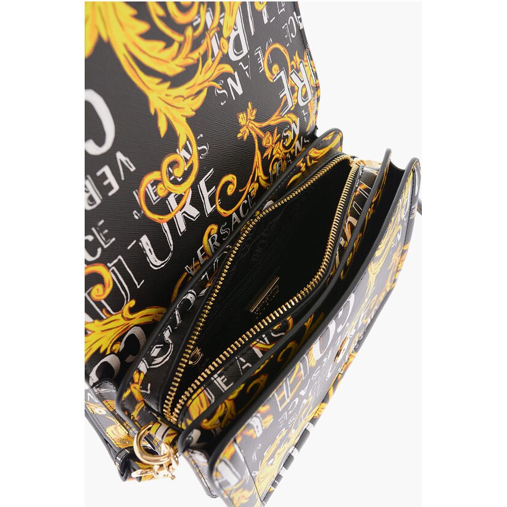 Versace Yellow Polyester Shoulder Bag