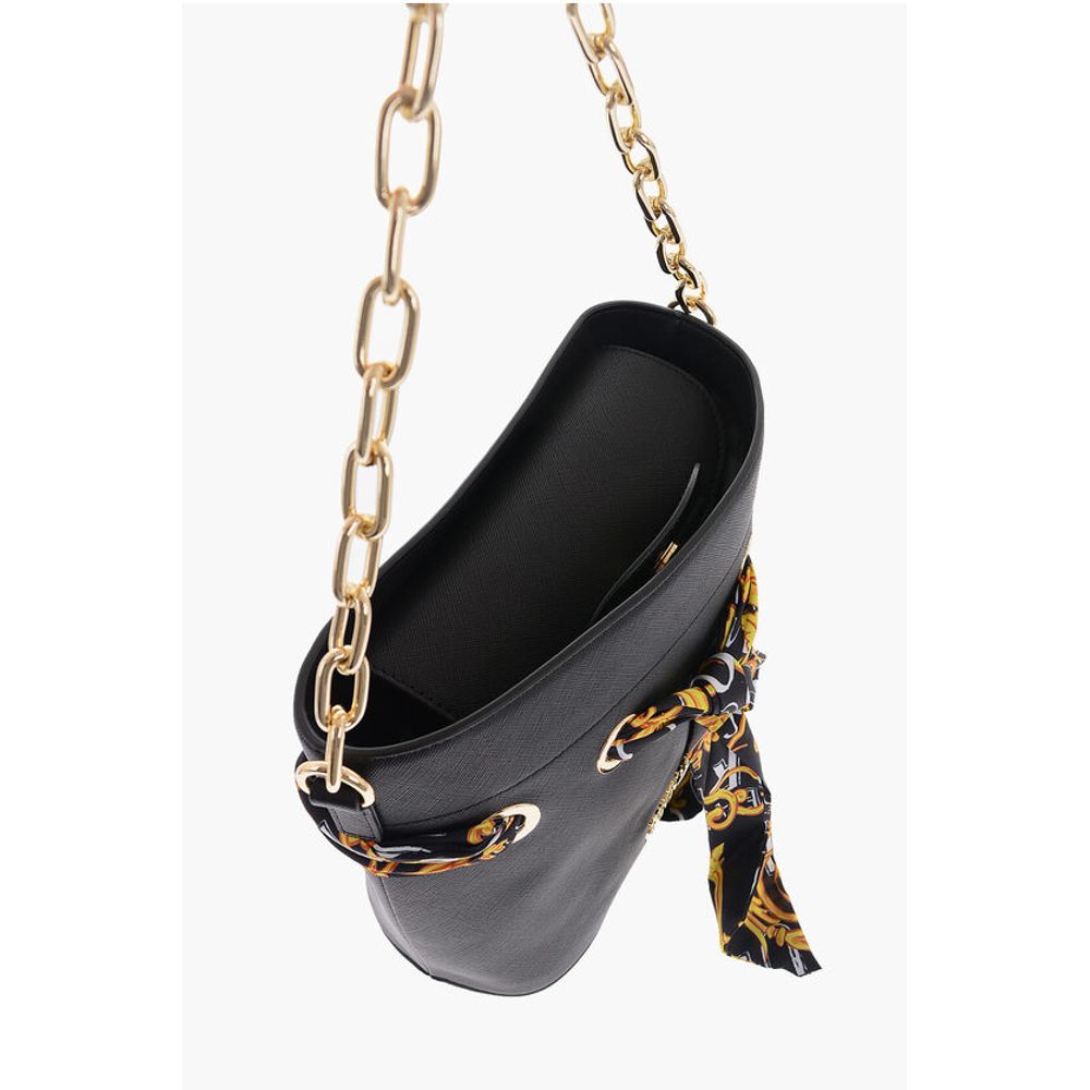 Versace Black Polyester Shoulder Bag