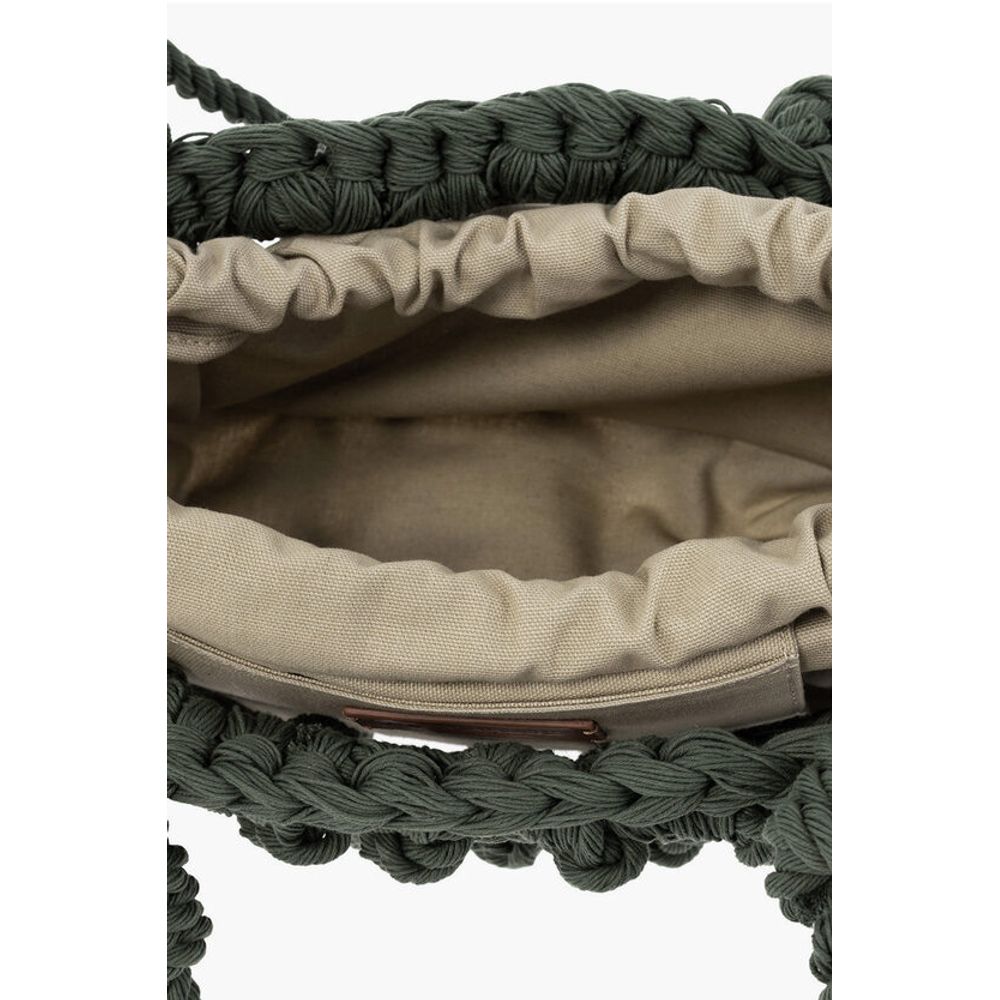 Dsquared² Green Polyester Shoulder Bag