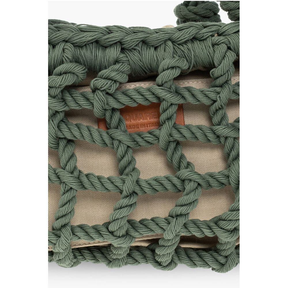 Dsquared² Green Polyester Shoulder Bag