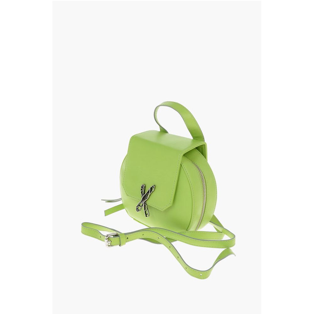 Ixos Green Calfskin Shoulder Bag