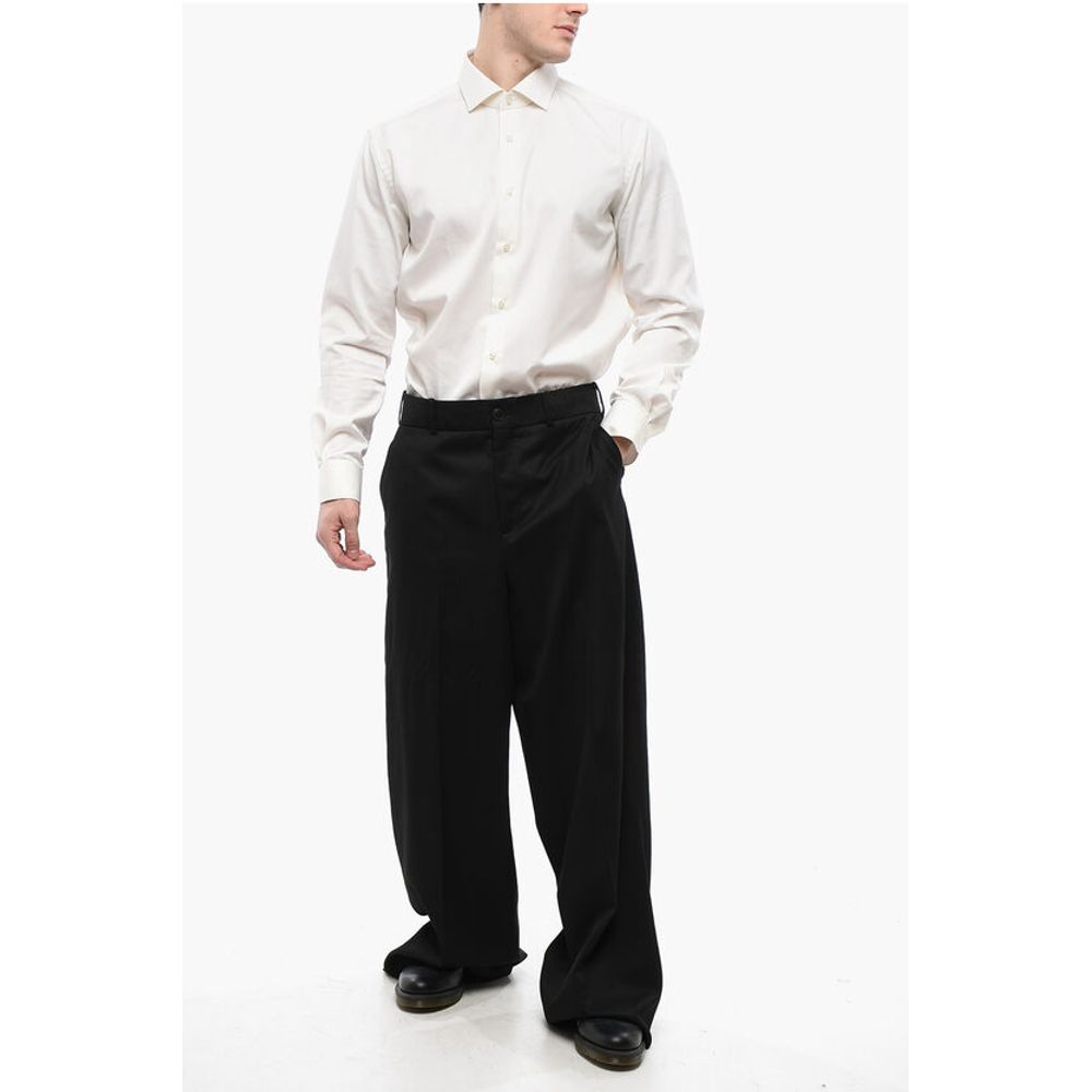 Valentino Hidden Buttoning Loose Fit Pants