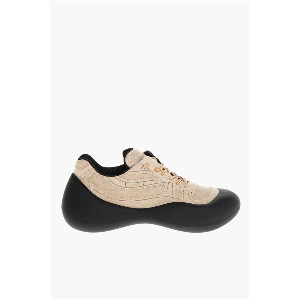 J.W.Anderson Suede BUBBLE Low-Top Sneakers