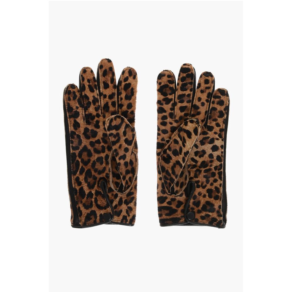 Maison Margiela MM14 Animal Motif Leather Glovers
