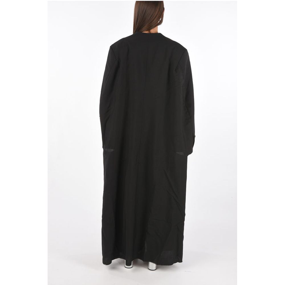 Maison Margiela MM0 cut out details double breasted coat