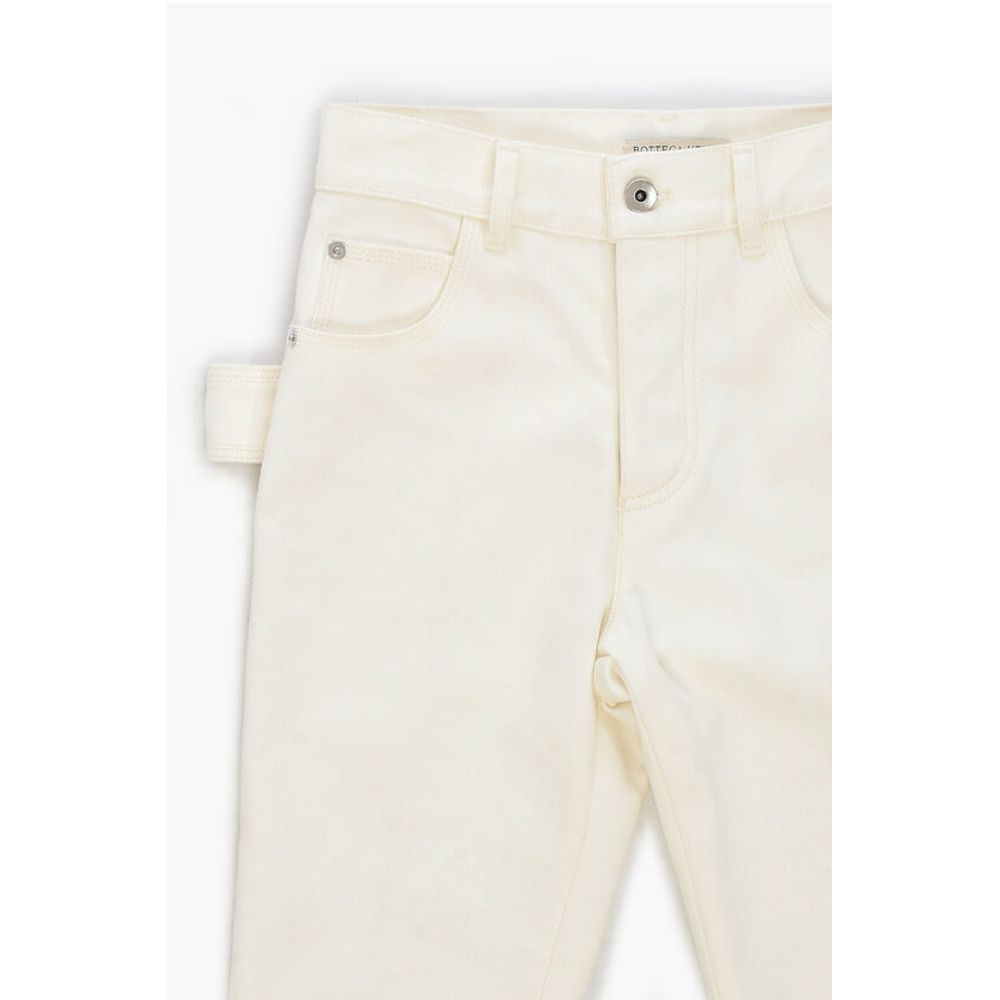 Bottega Veneta 5 Pocket Plain Colour Denim Pants