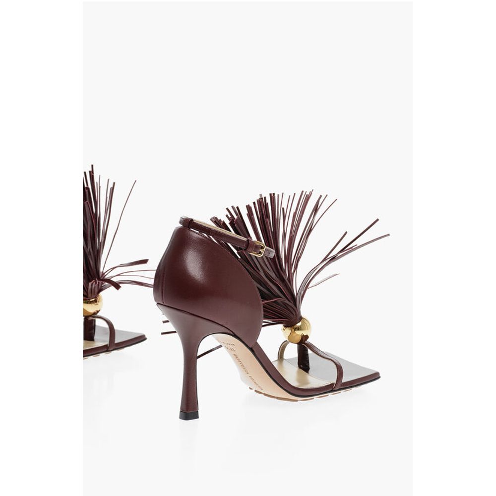 Bottega Veneta Decorative Tassel LUNGE Nappa Sandals 9cm