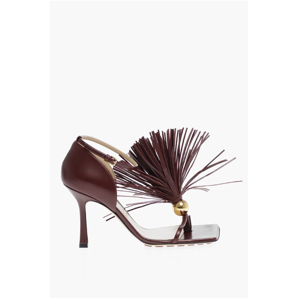 Bottega Veneta Decorative Tassel LUNGE Nappa Sandals 9cm