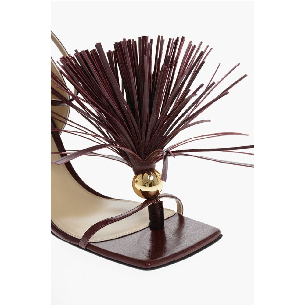 Bottega Veneta Decorative Tassel LUNGE Nappa Sandals 9cm