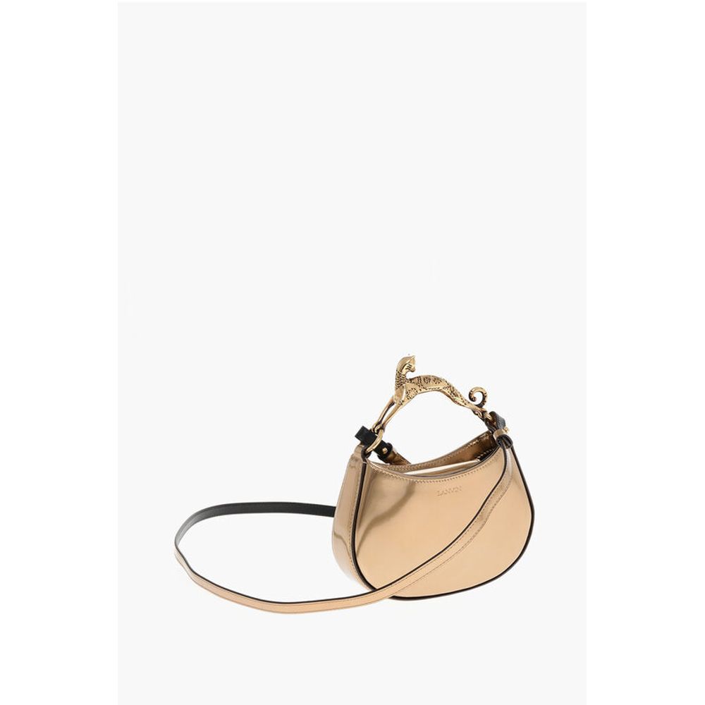 Lanvin Lamè Leather NANO Hobo Bag