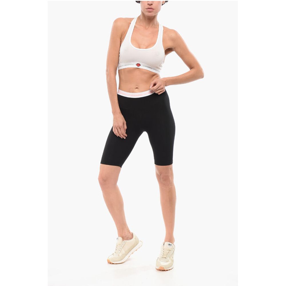 Dsquared² Underwear Biker Leggings with Logoed Waistband