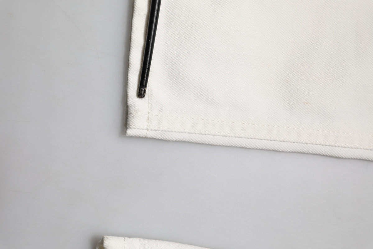 Dolce & Gabbana White Cotton Skinny Men Denim Jeans