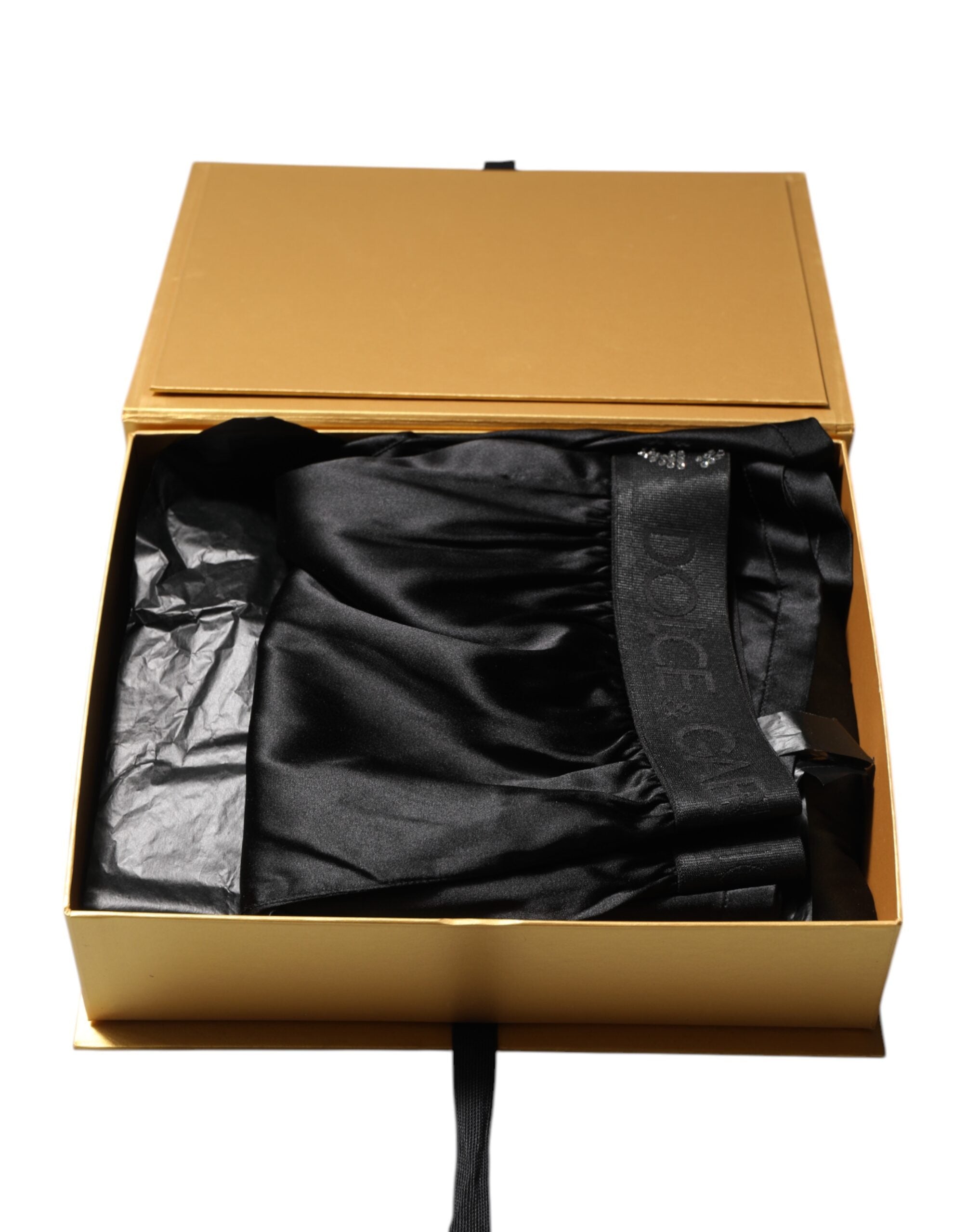 Dolce & Gabbana Black Logo Waist Regular Boxer Shorts Underwear