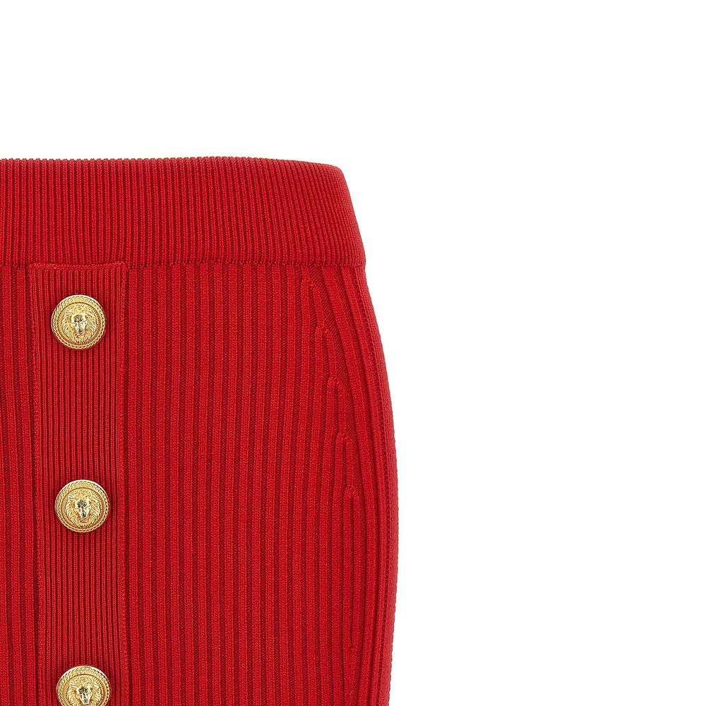 Balmain Knee-Length Mini Skirt