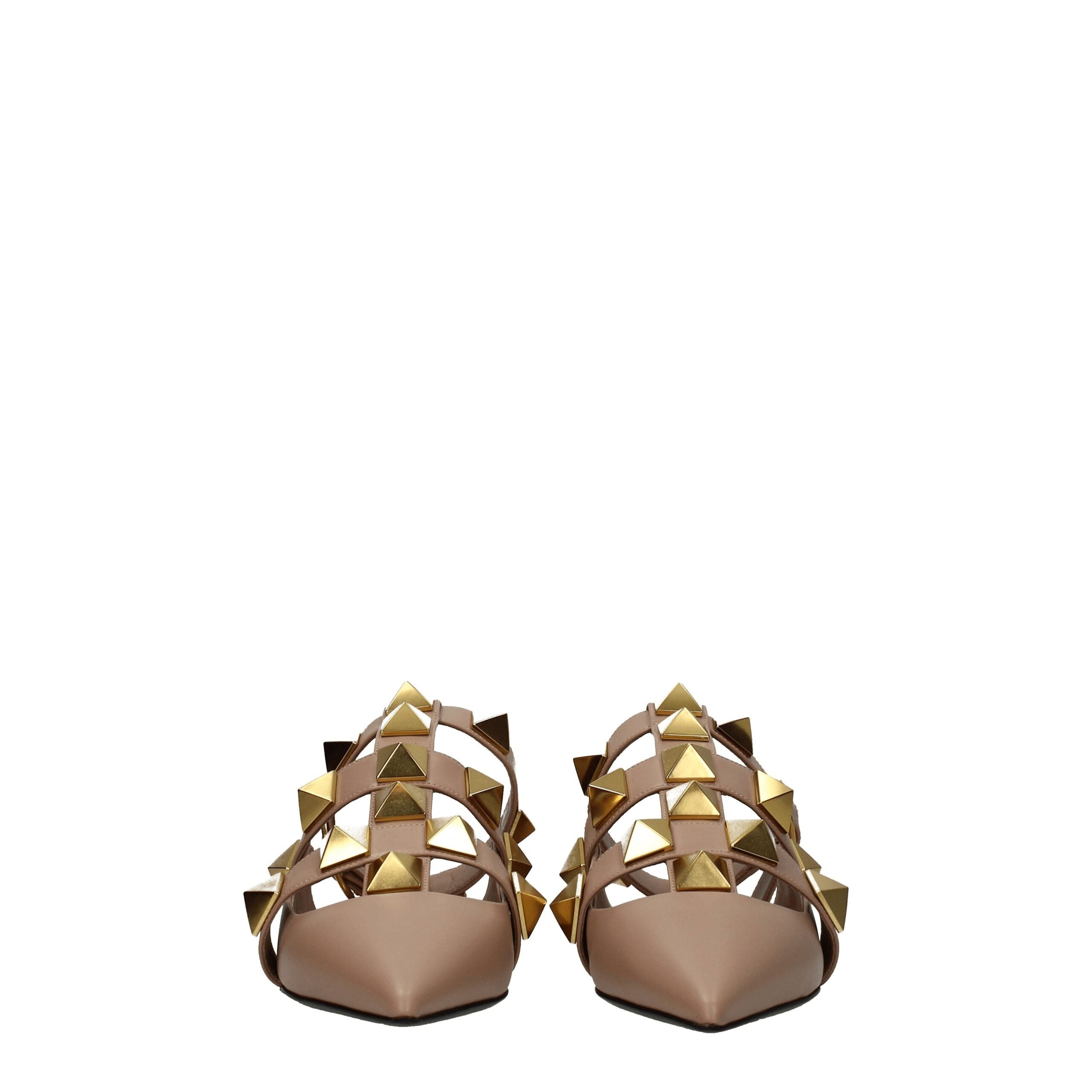 Valentino Garavani Pink Leather Sandals