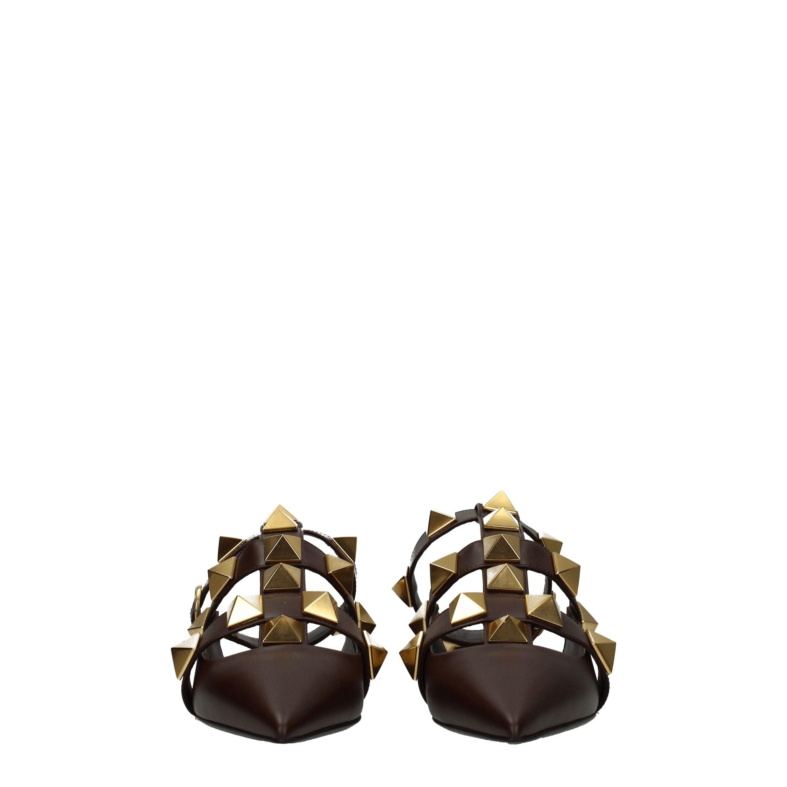 Valentino Garavani Brown Leather Sandals