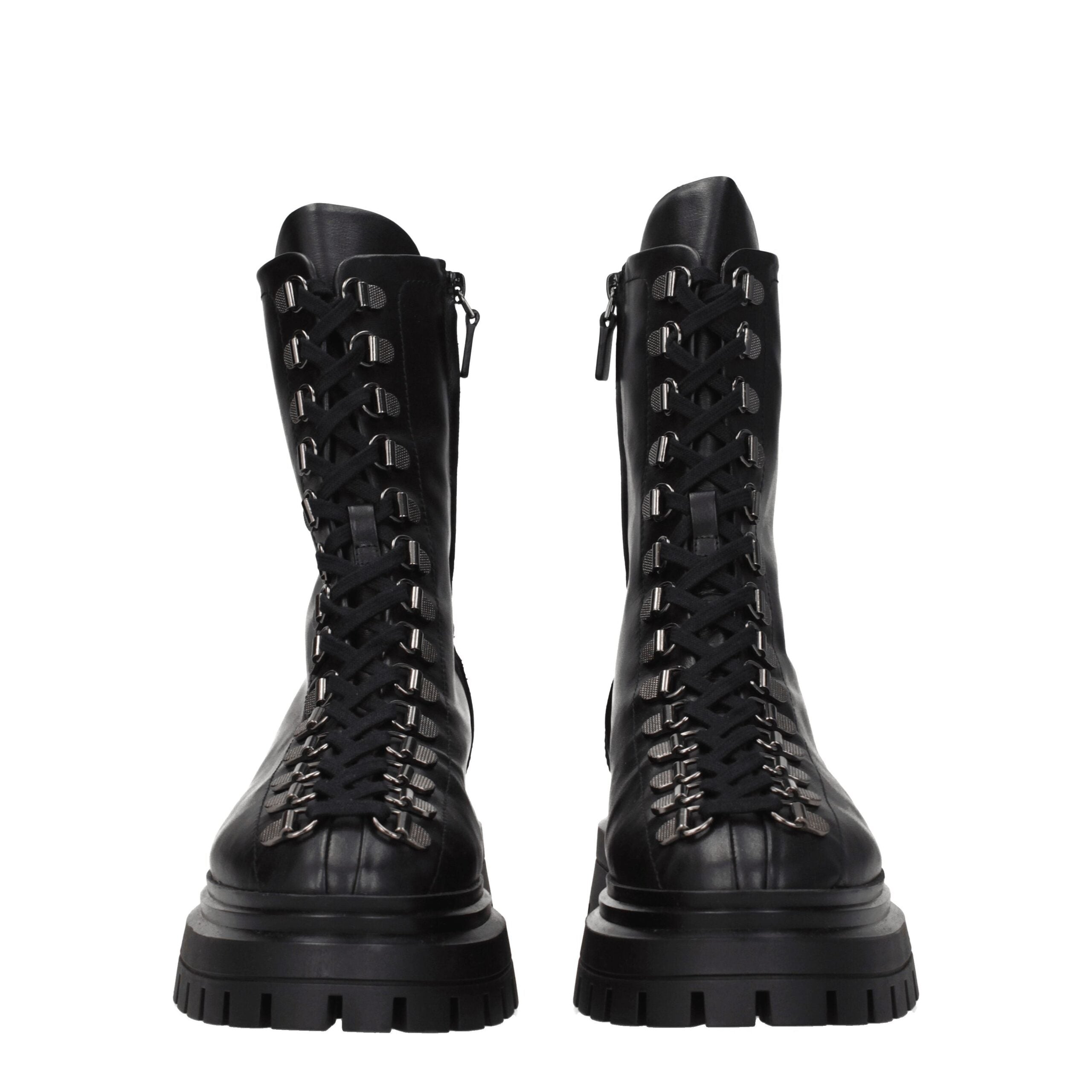 Stuart Weitzman Black Leather Ankle Boots