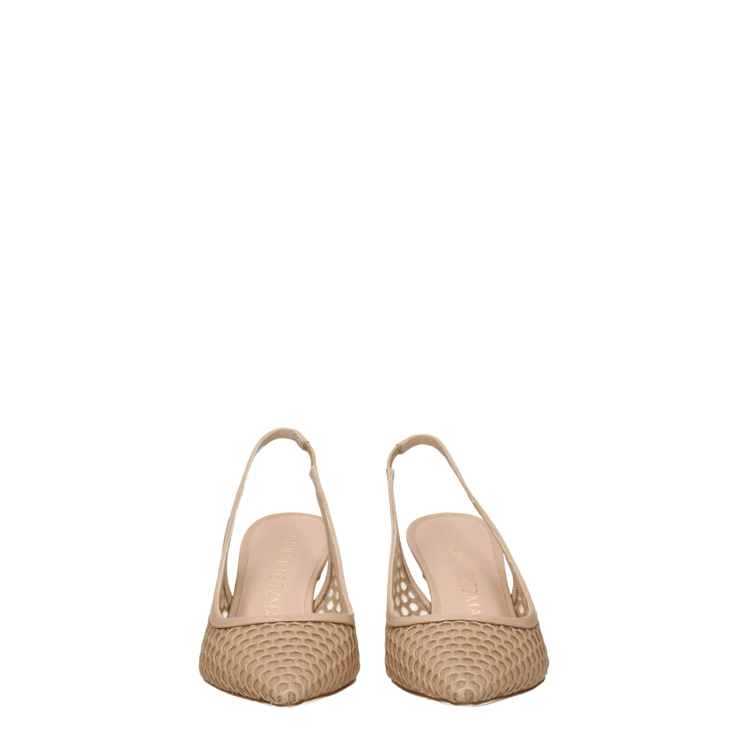 Stuart Weitzman Beige Leather High Heel Pumps