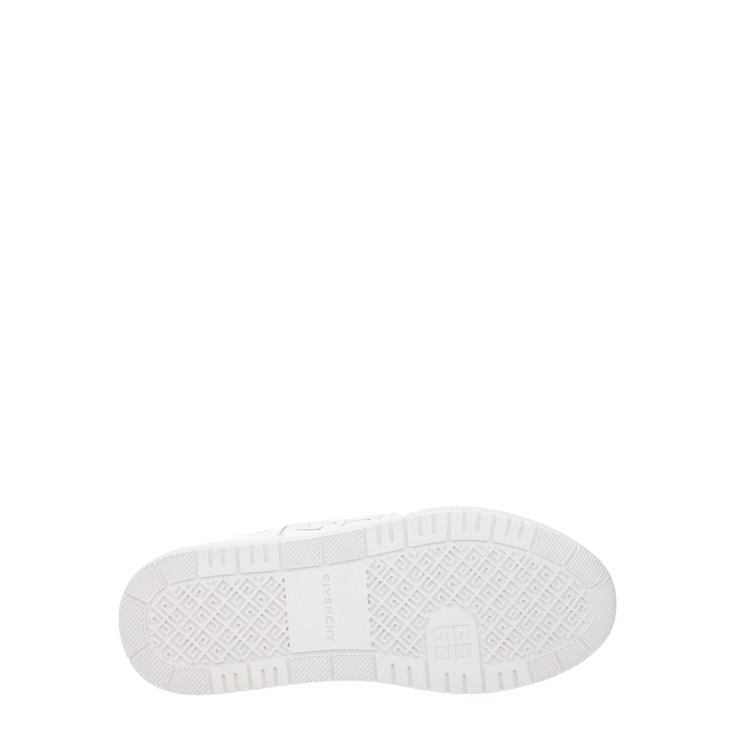 Givenchy White Leather Low Top Sneakers