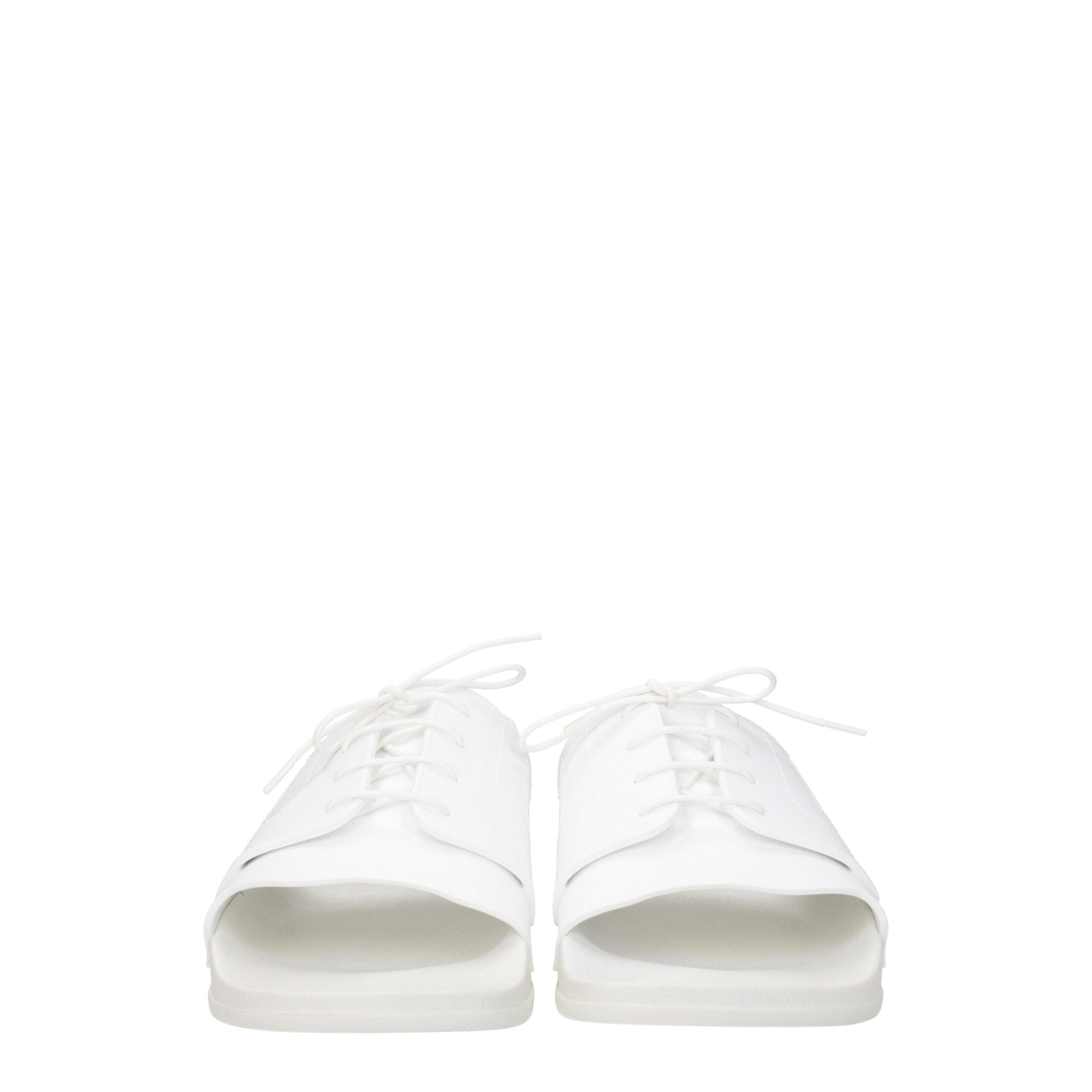 Maison Margiela White Cotton Slippers