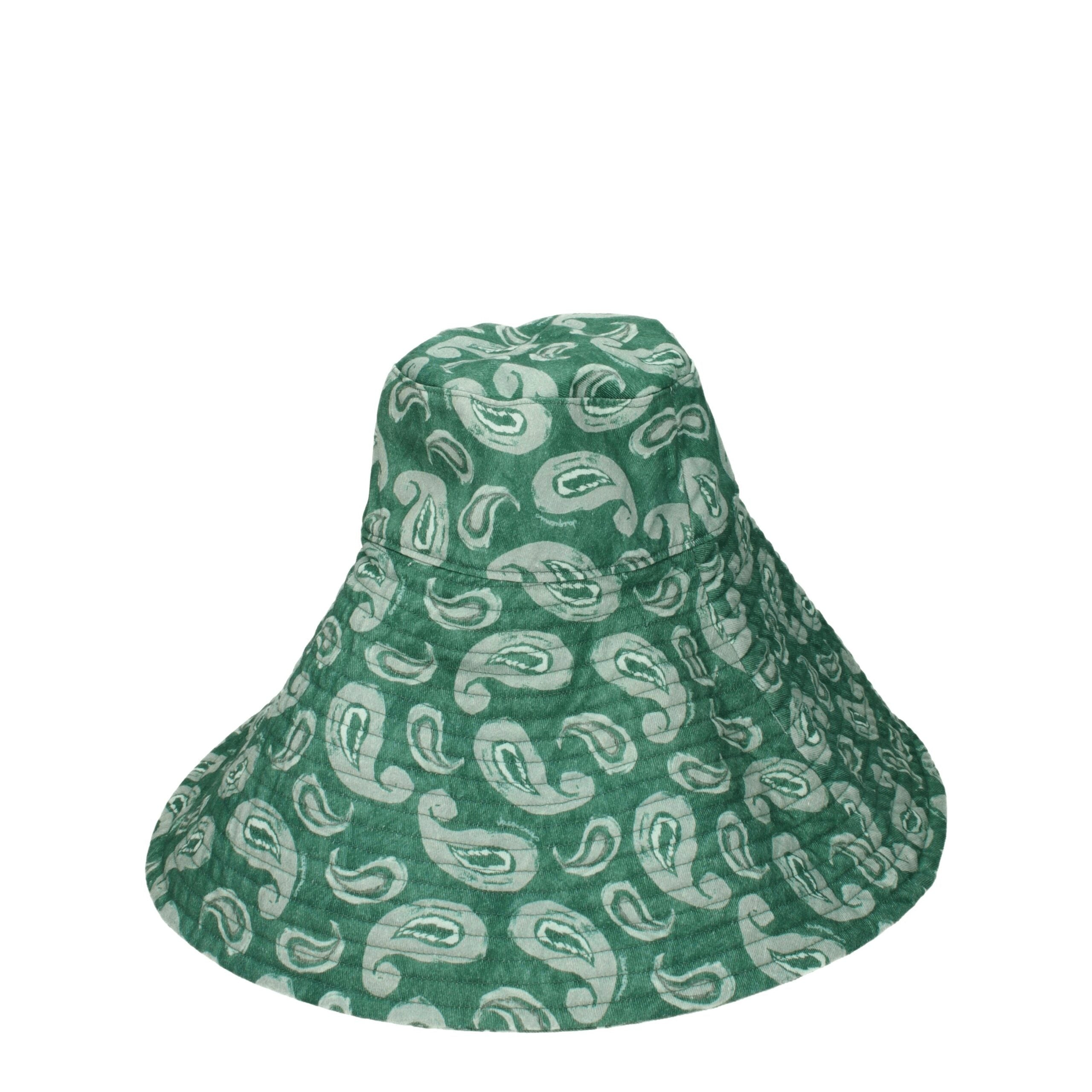 Jacquemus Green Cotton Sunhat