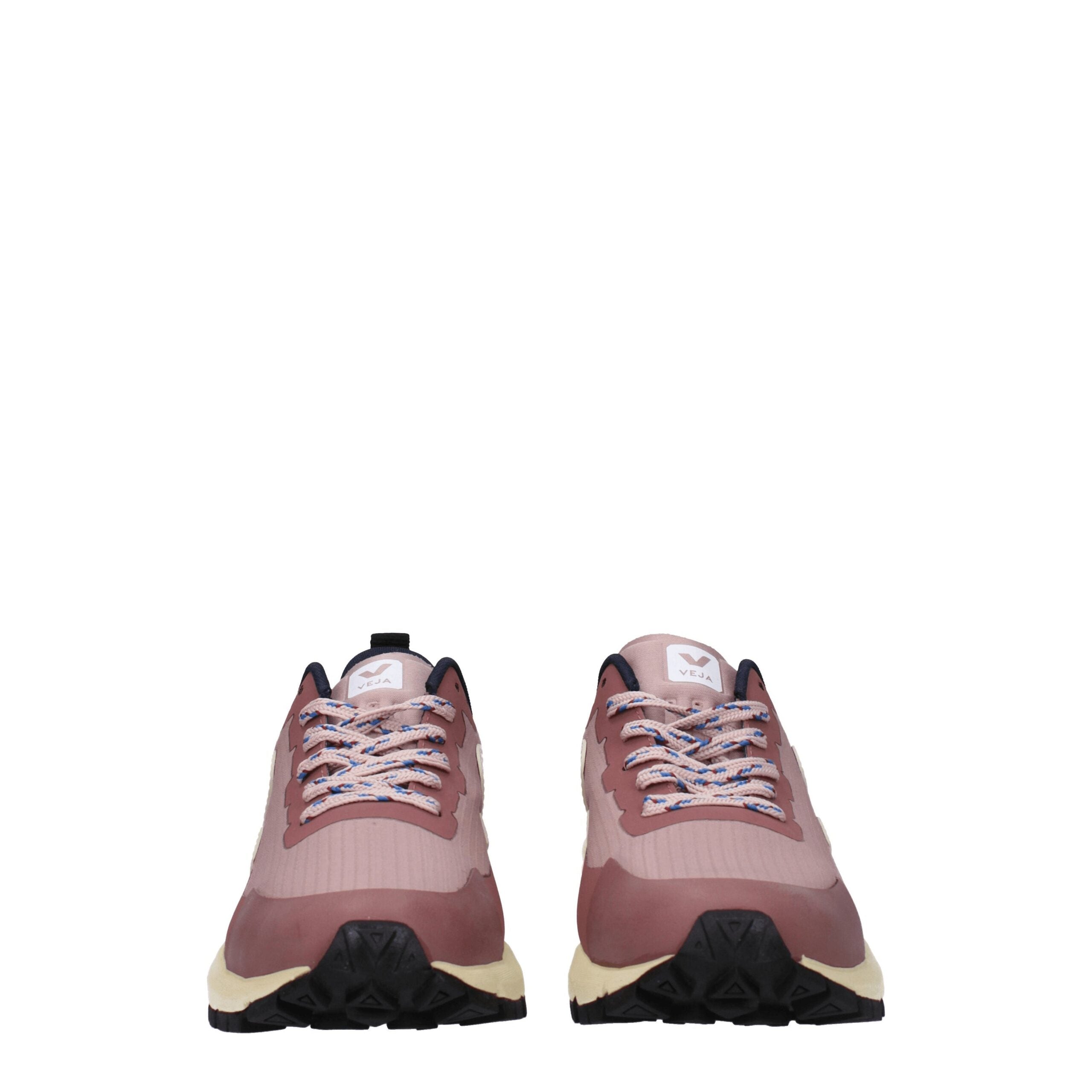 Veja Pink Fabric Athletic Sneakers