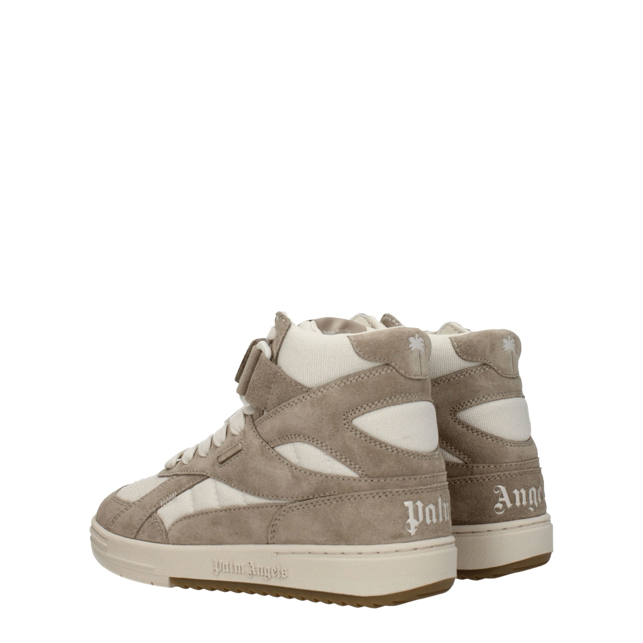 Palm Angels Beige Leather High Top