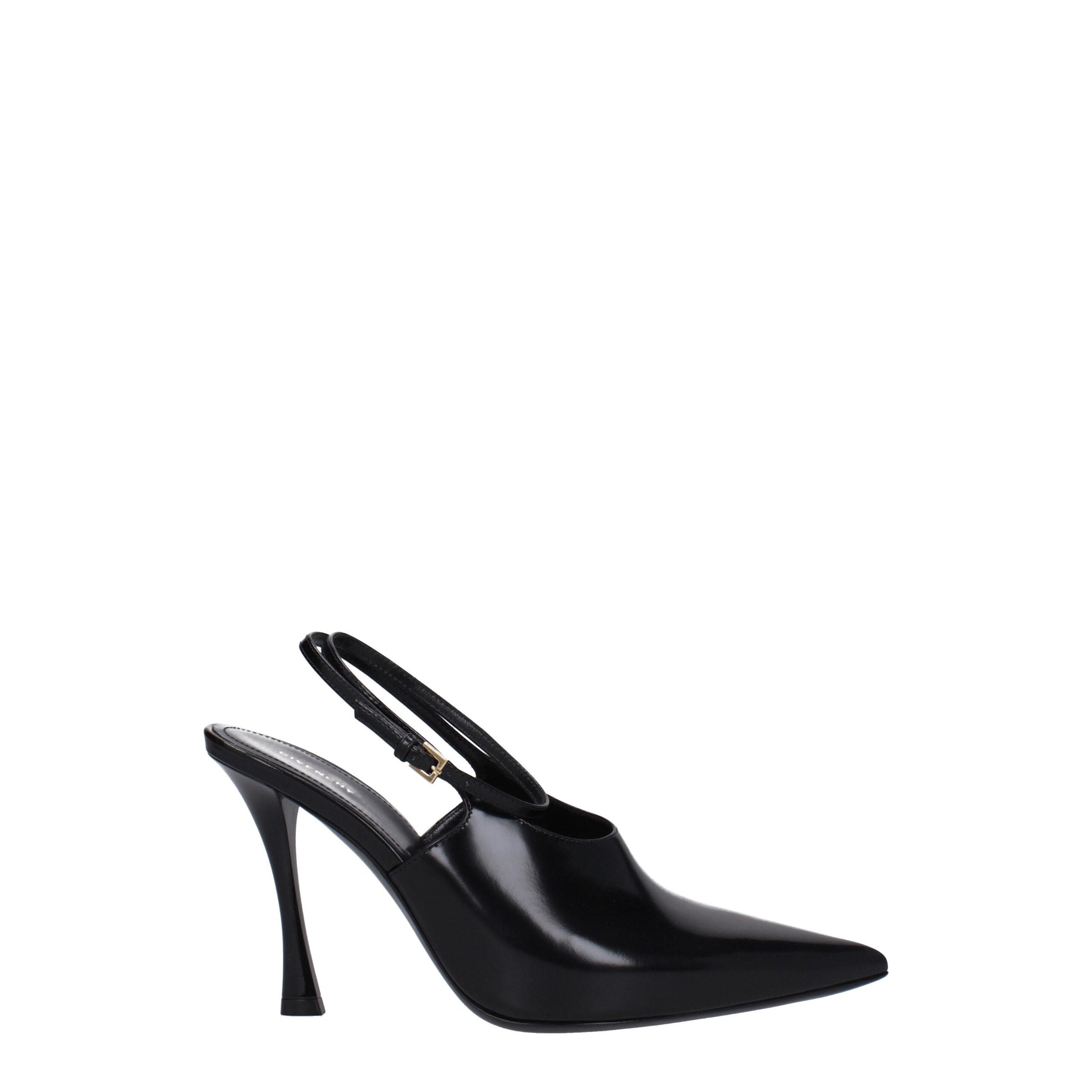 Givenchy Black Leather Pumps