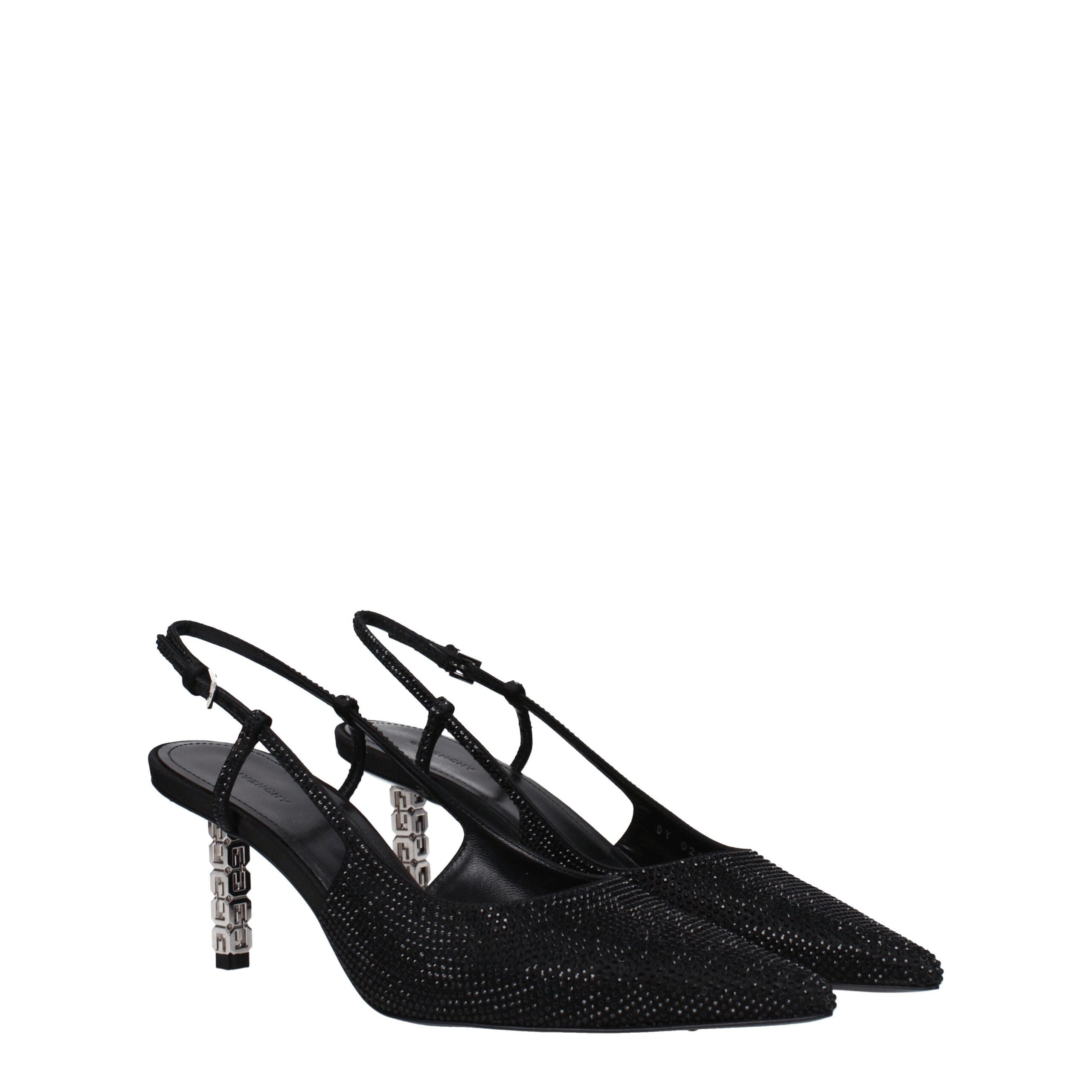 Givenchy Black Fabric Pumps
