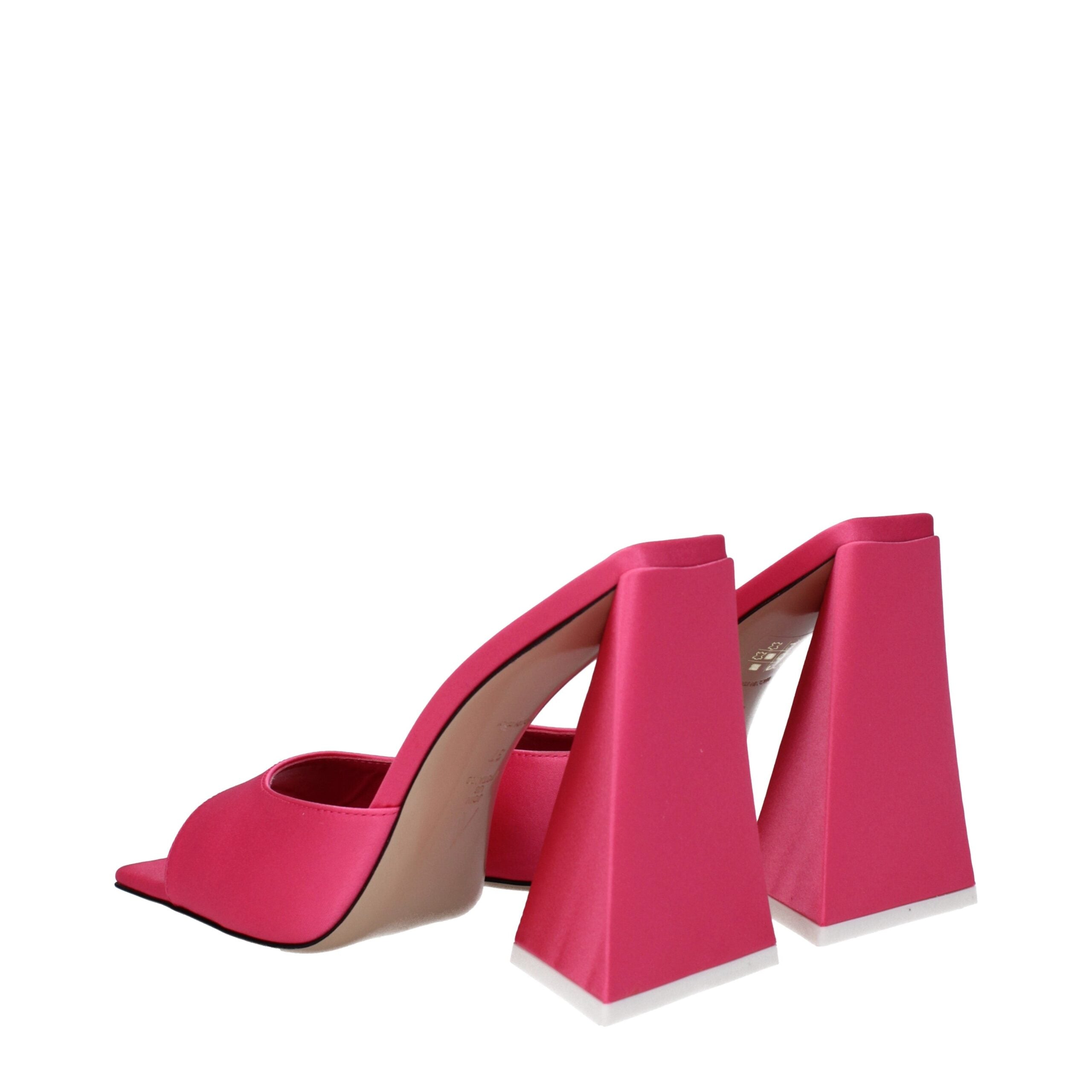 The Attico Pink Fabric Platforms