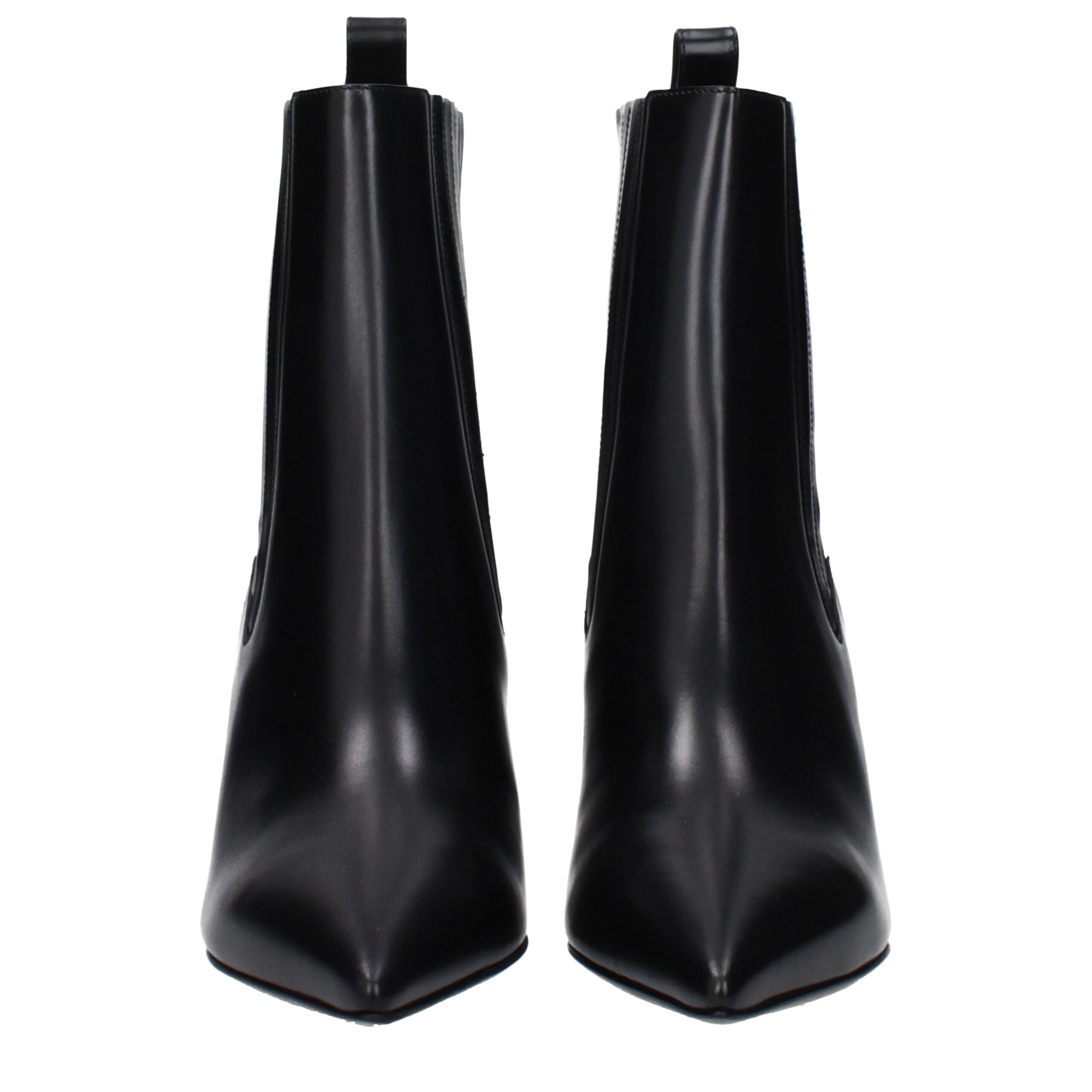 Valentino Garavani Black Leather Ankle Boots