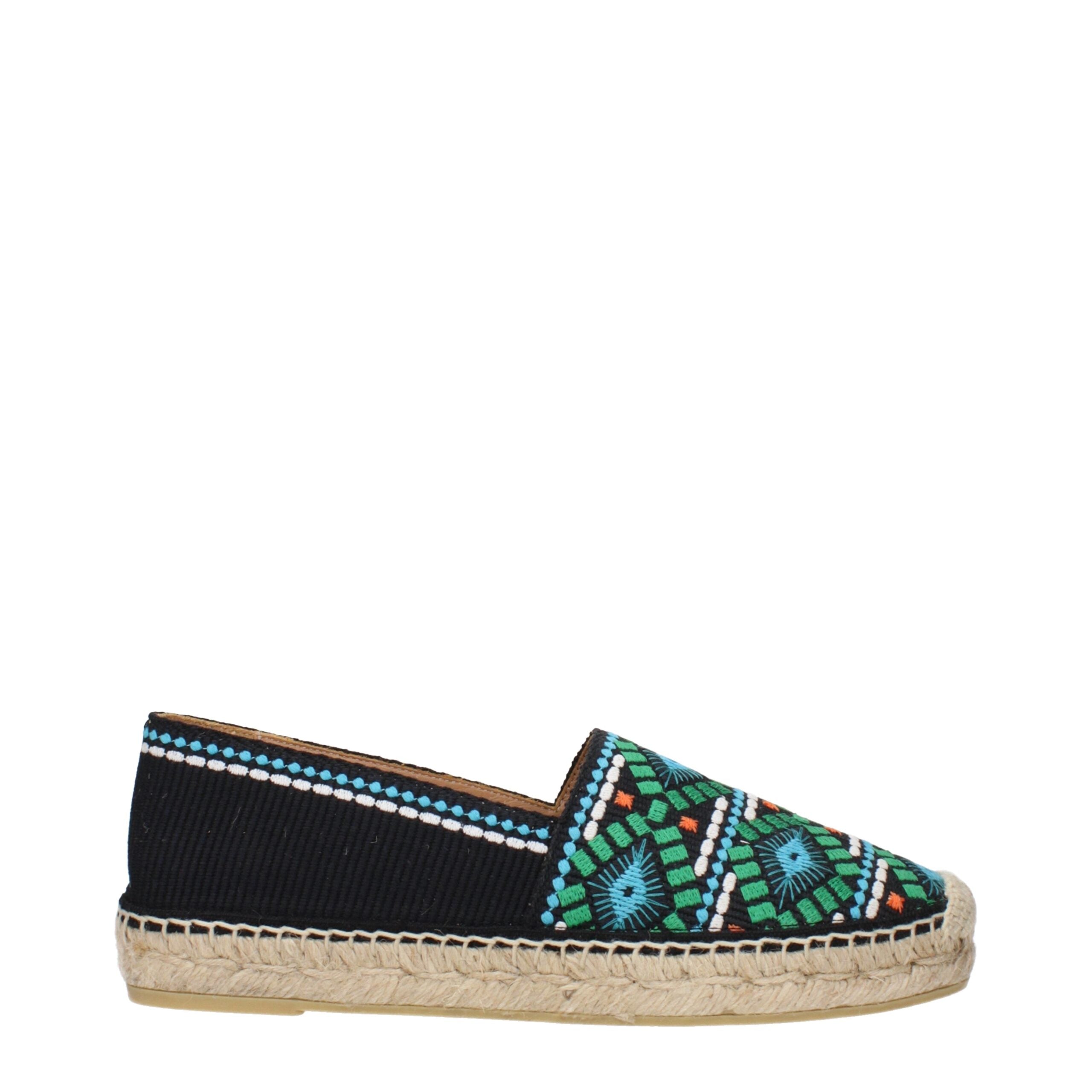Prada Black Fabric Espadrilles