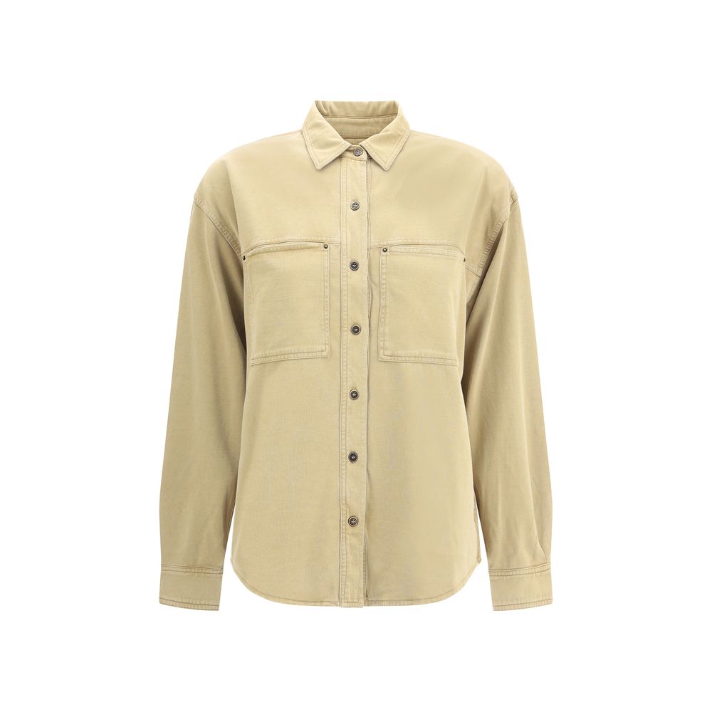 Marant Etoile Beige Denim Shirt