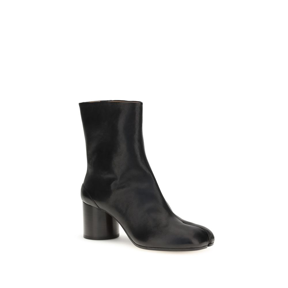 Margiela Black Lamb Ovis Aries Aries Ankle Boots