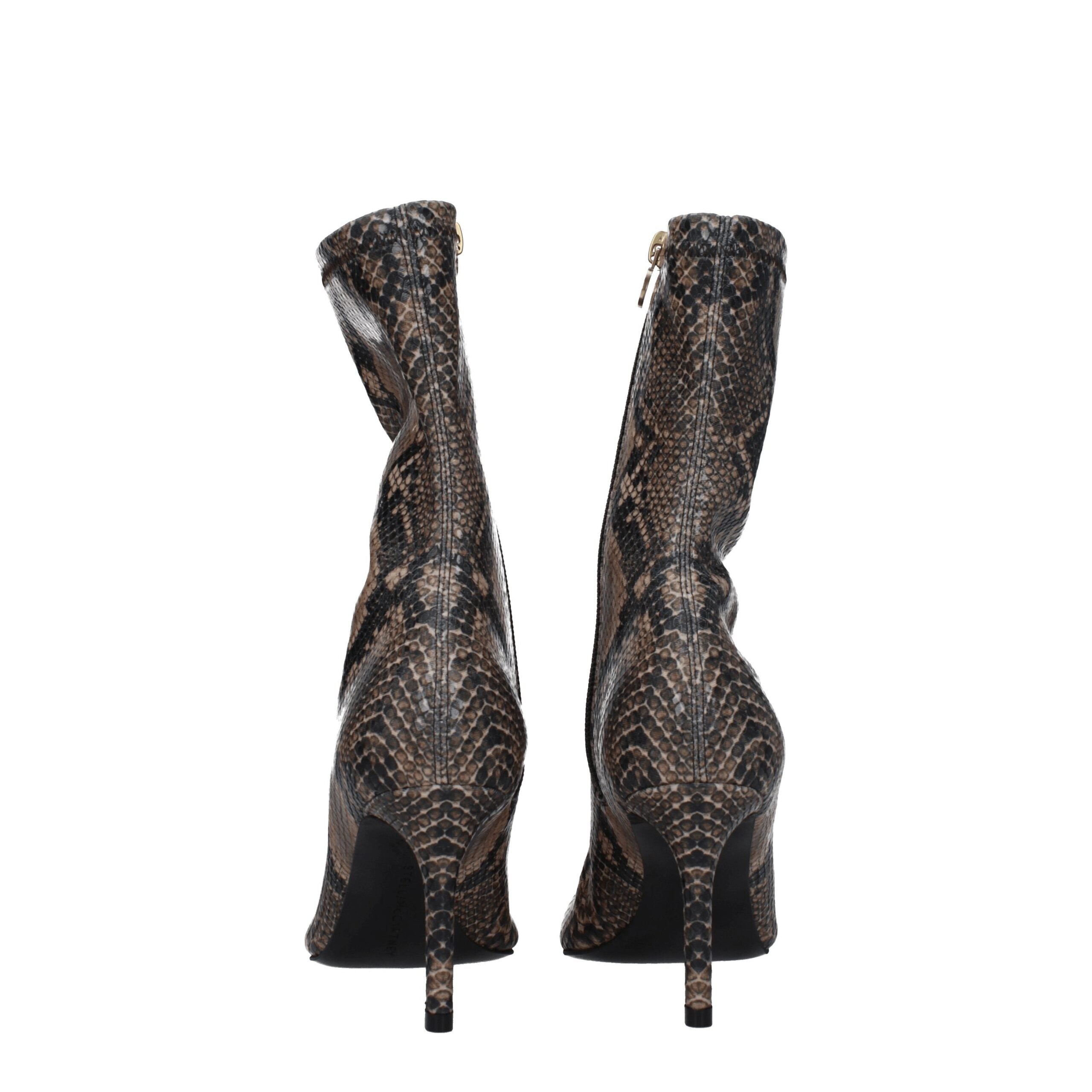 Stella McCartney Brown Leather Ankle Boots