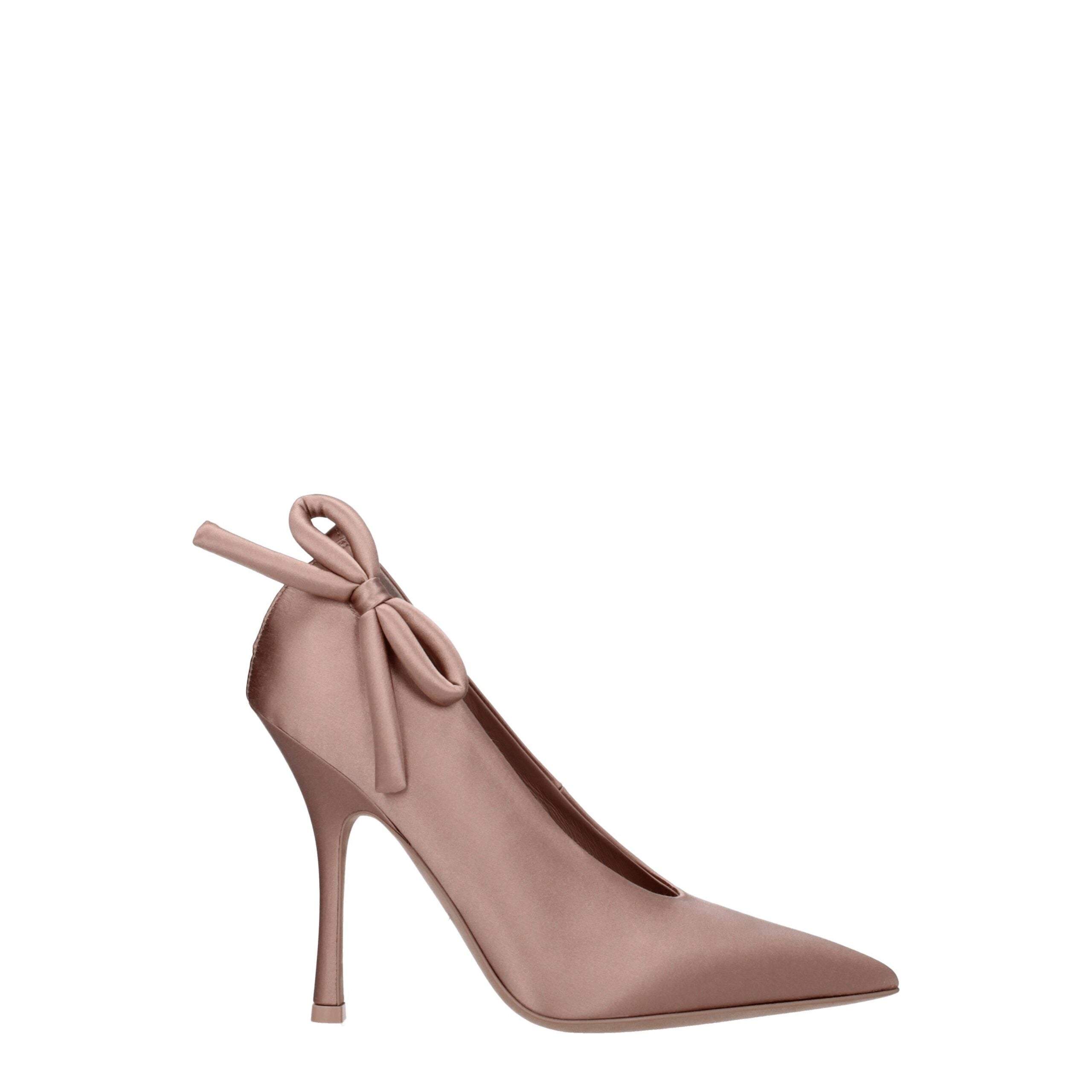 Valentino Garavani Pink Satin Pumps