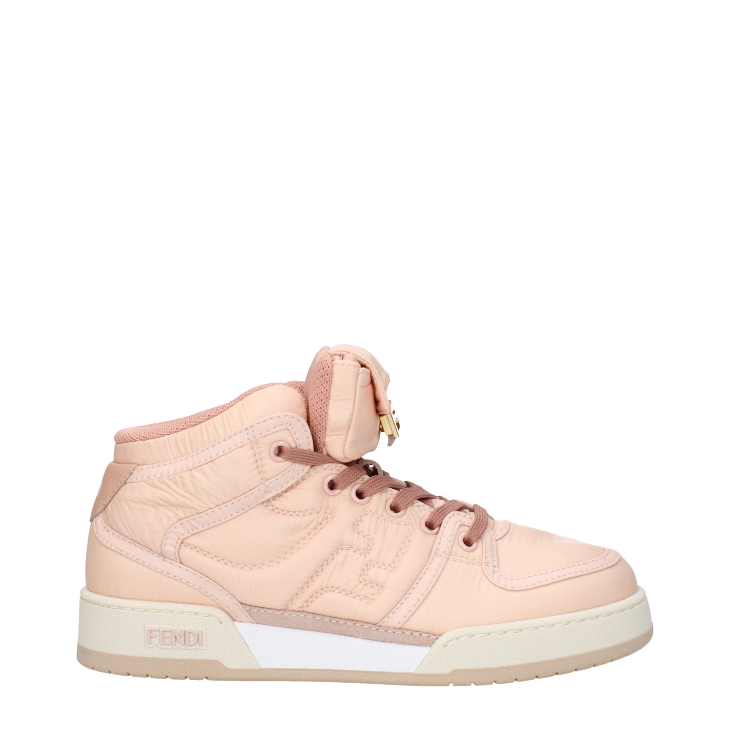 Fendi Pink Nylon High Top