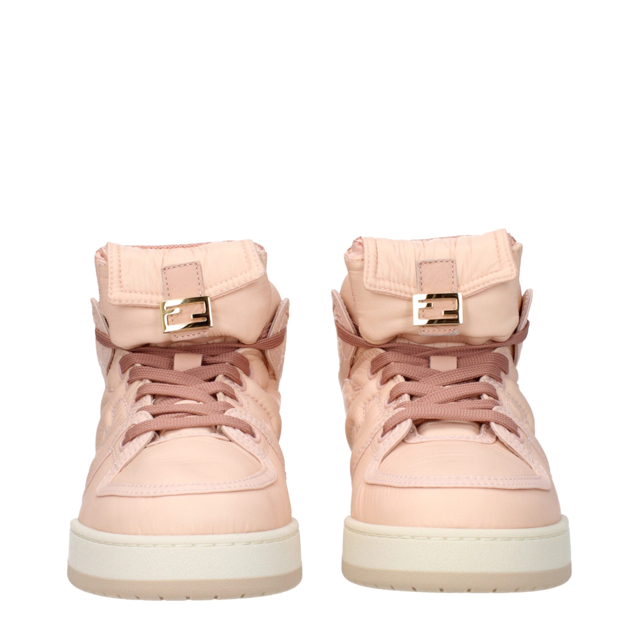 Fendi Pink Nylon High Top