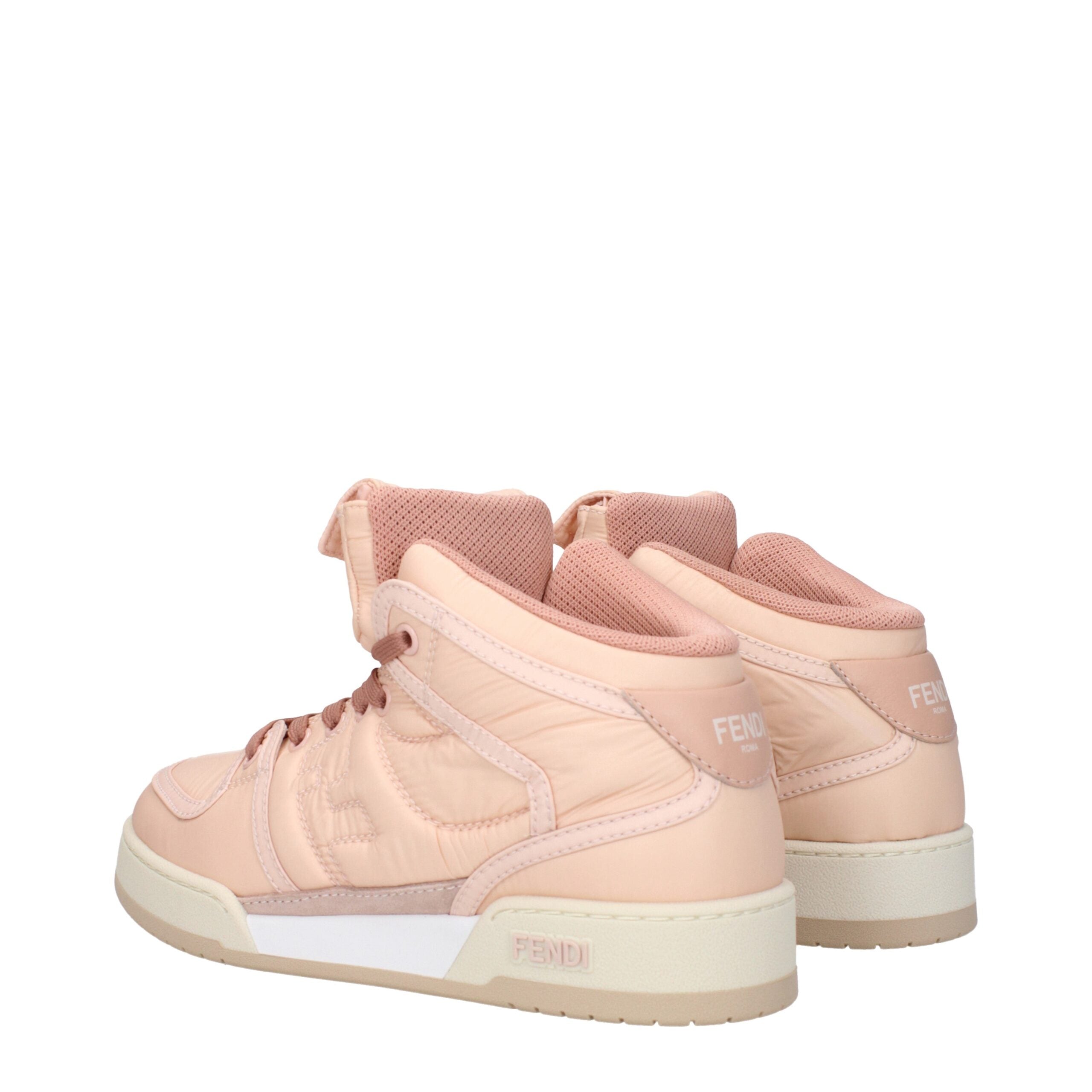 Fendi Pink Nylon High Top