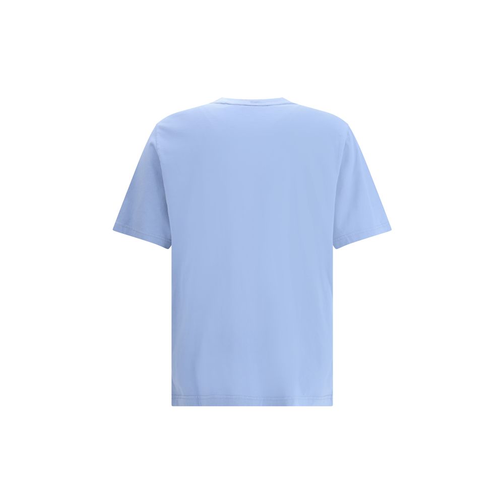 Maison Kitsuné Blue Cotton T-Shirt