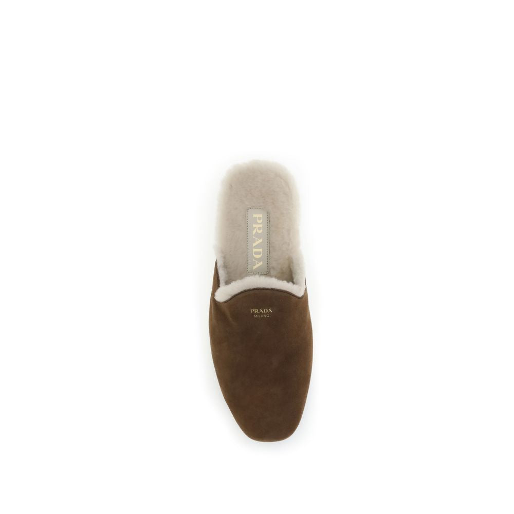 Prada Suede Mules
