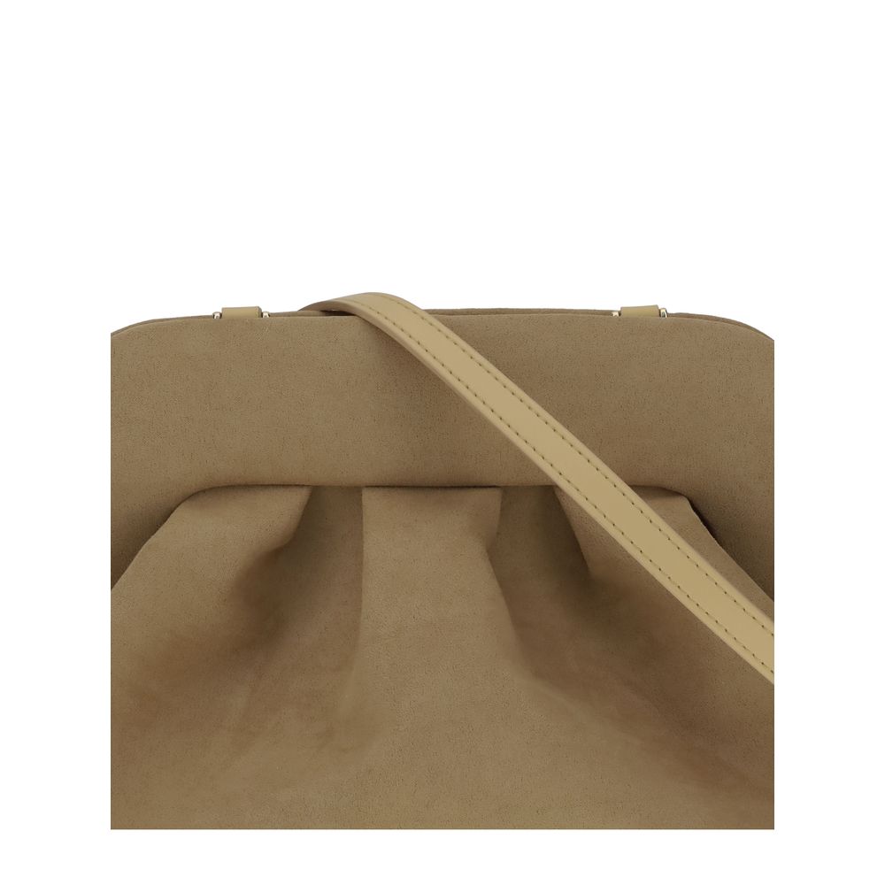 THEMOIRè Bios suede Clutch Bag