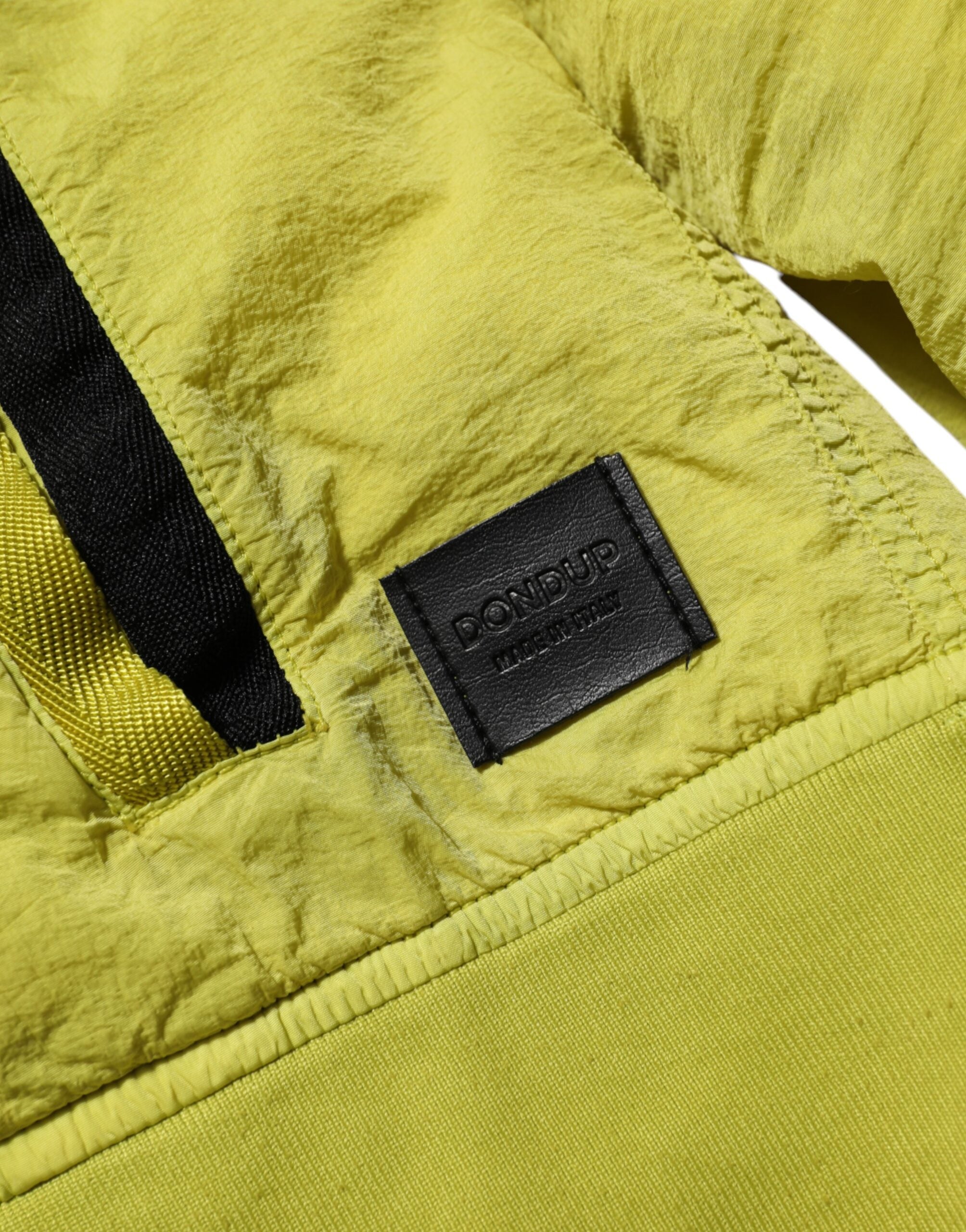 Dolce & Gabbana Yellow Polyamide Zipper Bomber Women’s Jacket