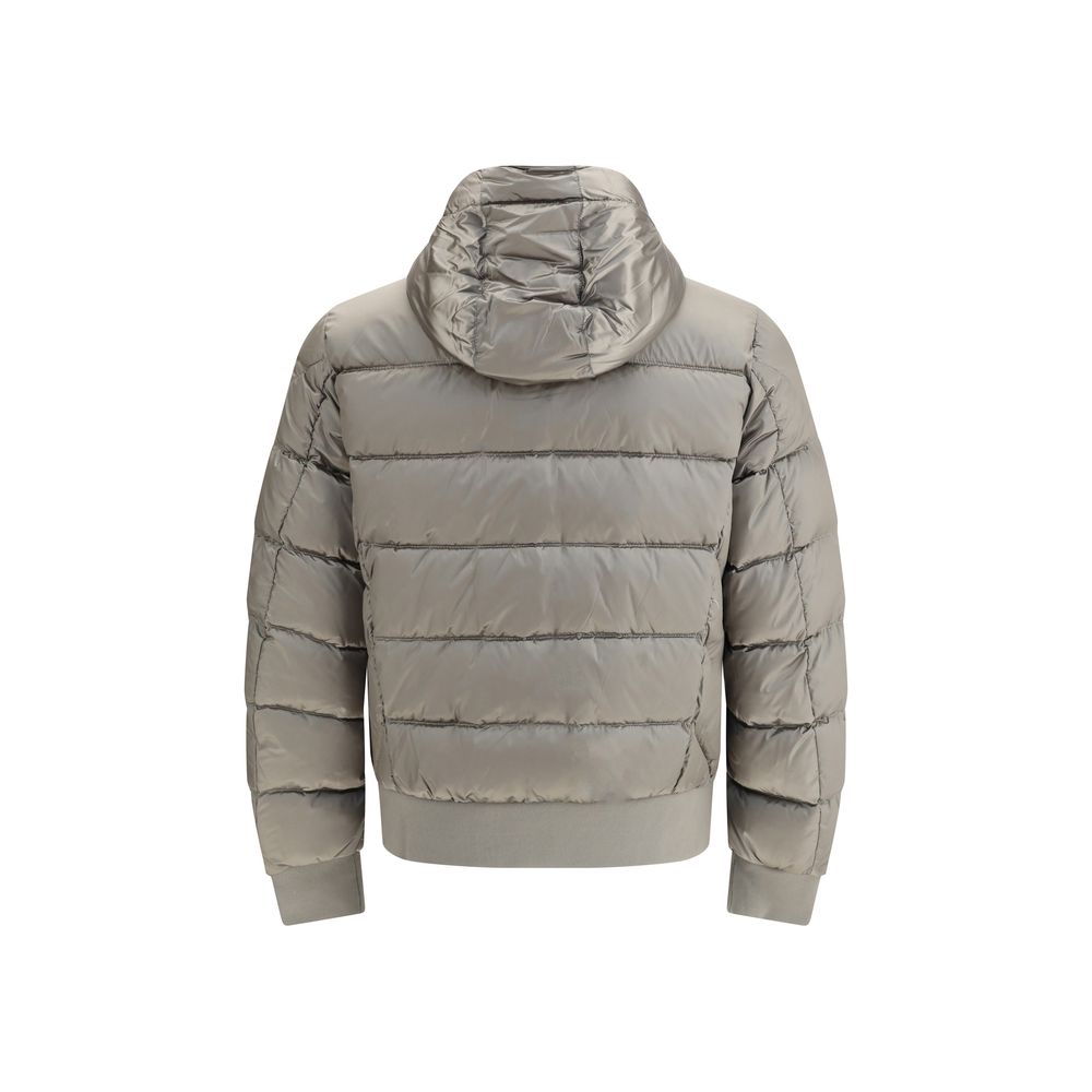 Parajumpers Gray Polyamide Full-Length Jacket