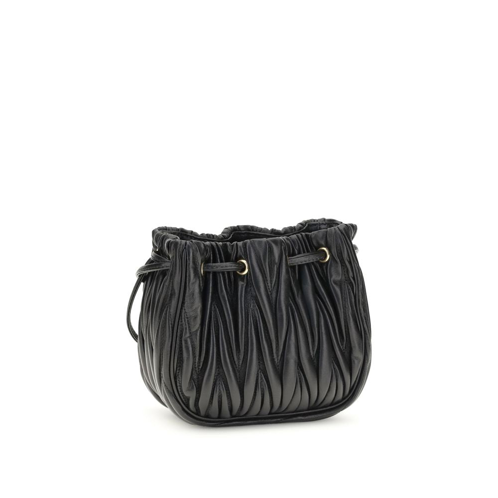 Miu Miu Matelassé nappa leather Pouch