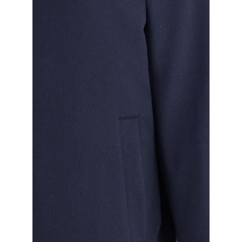 Brunello Cucinelli Blue Cashmere Bomber