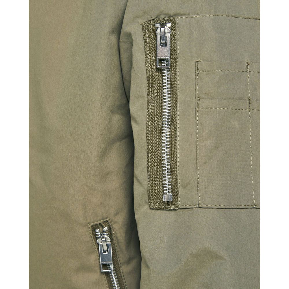 Jack Jones Green Polyester Bomber