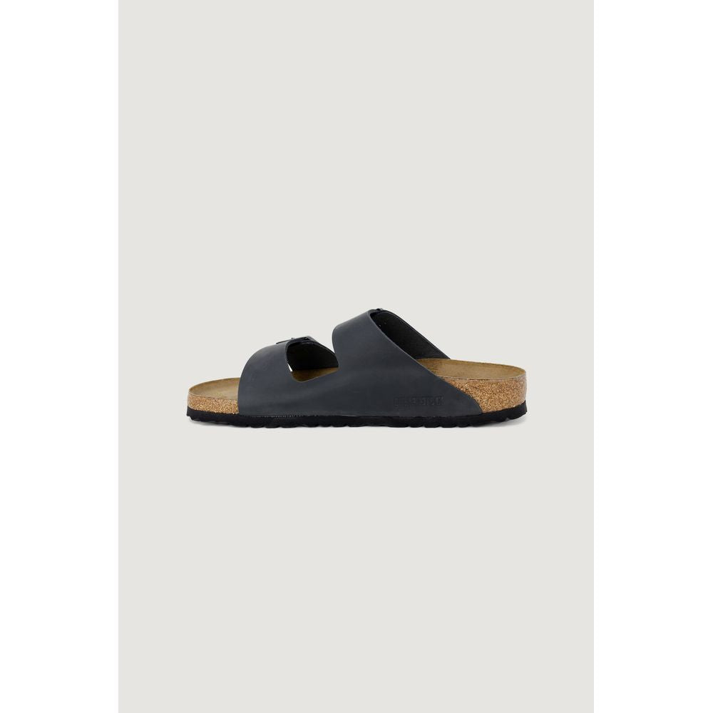Birkenstock Black Synthetic Flat Sandals